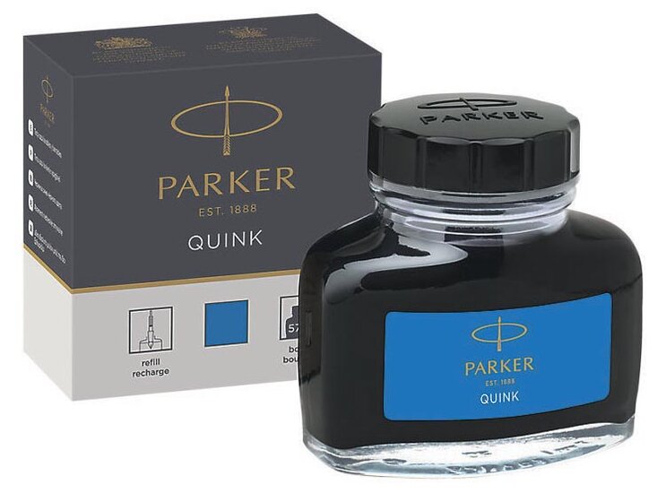 Parker Quink inktpot koningsblauw