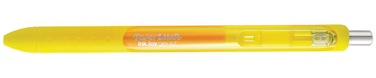 Paper Mate roller InkJoy Gel medium, geel (yellow twist)