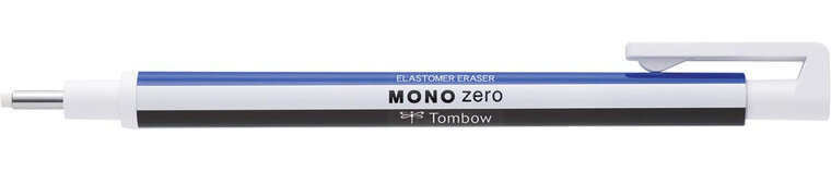 Tombow gumstift MONO zero met ronde punt, navulbaar