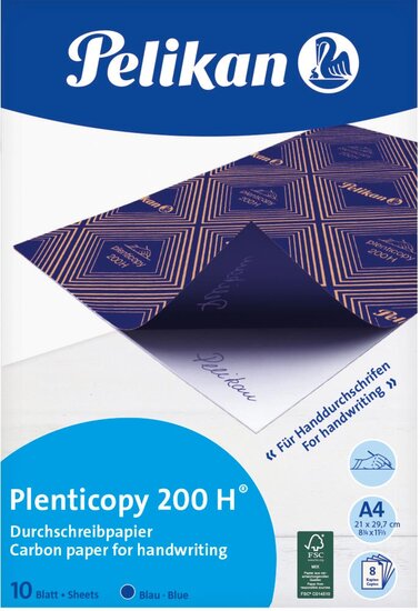 Pelikan carbonpapier Plenticopy 200H, etui van 10 vel