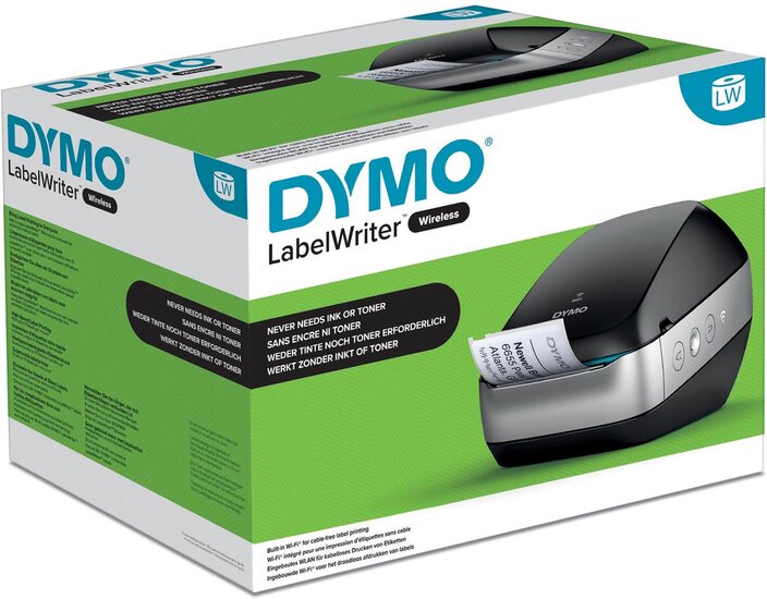 Dymo beletteringsysteem LabelWriter Wireless, zwart