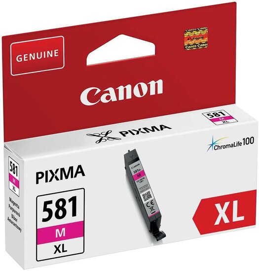 Canon inktcartridge CLI-581M XL, 225 foto&#039;s, OEM 2050C001, magenta