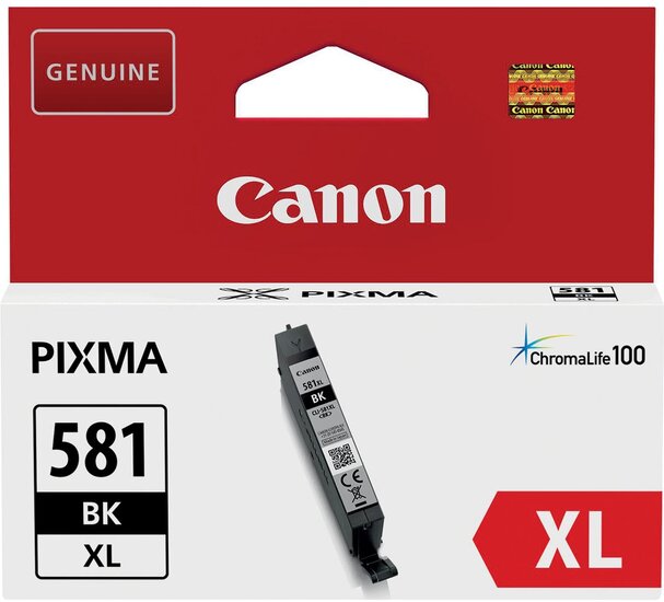 Canon inktcartridge CLI-581BK XL, 520 foto&#039;s, OEM 2052C001, zwart