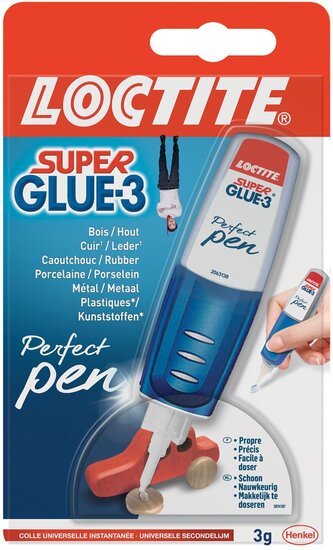 Loctite secondelijm Perfect Pen 3 g, op blister