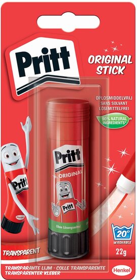 Pritt plakstift 22 g, op blister