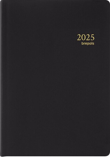 Brepols agenda Armada Seta 4-talig, zwart, 2025