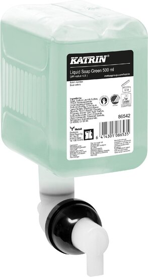 Katrin vloeibare zeep Green 86542, flacon van 500 ml