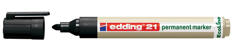 Edding permanent marker Ecoline e-21 zwart