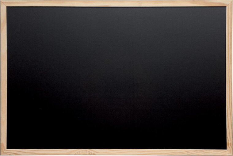 MAUL krijtbord zwart met houten frame 30x40cm
