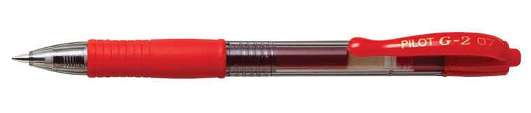 Pilot roller intrekbare Gelpen G-2 rood