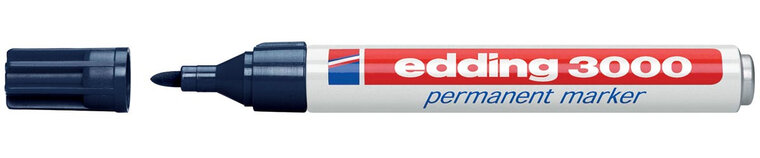 Edding permanent marker 3000 staalblauw