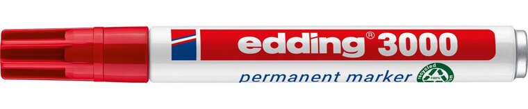 Edding permanent marker 3000 rood