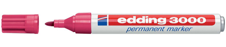 Edding permanent marker 3000 karmijn