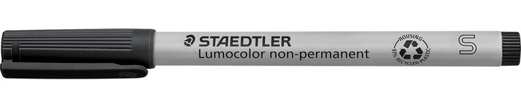 Staedtler Lumocolor 311, OHP-marker, non permanent, 0,4 mm, zwart