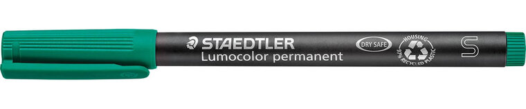 Staedtler Lumocolor 313, OHP-marker, permanent, 0,4 mm, groen