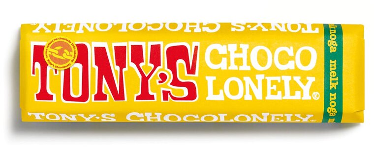 Tony&#039;s Chocolonely chocoladereep, 47g, noga