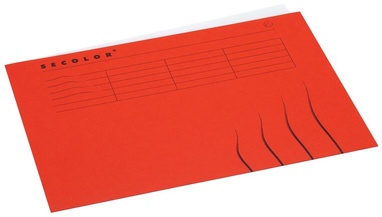 Jalema Secolor dossieromslag voor ft A4 (22,5 x 31 cm), rood