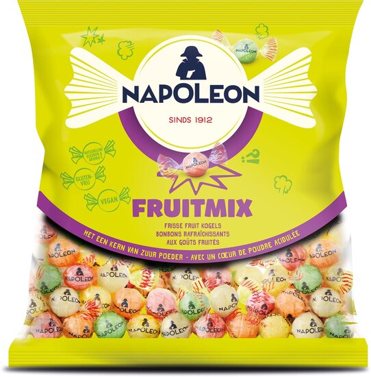 Napoleon snoepjes fruitmix, zak van 1 kg