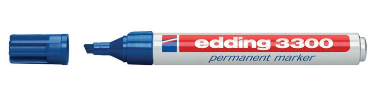 Edding permanent marker e-3300 blauw