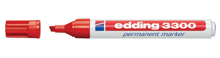 Edding permanent marker e-3300 rood