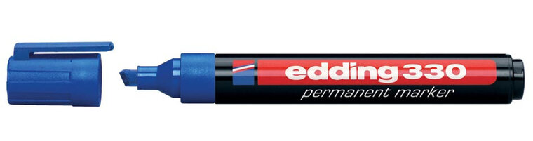 Edding permanente marker e-330 blauw