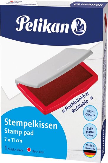 Pelikan Stempelkussen ft 7 x 11 cm, rood