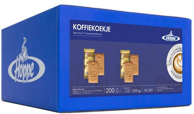 Hoppe koekjes Koffiekoekje, doos van 200 stuks