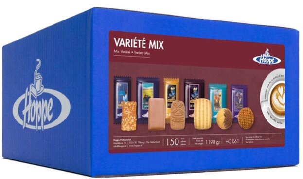 Hoppe koekjes Vari&eacute;t&eacute; Mix, doos van 150 stuks