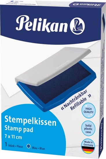 Pelikan Stempelkussen ft 7 x 11 cm, blauw