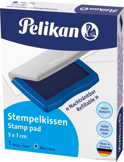 Pelikan Stempelkussen ft 5 x 7 cm, blauw