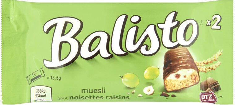 Balisto Muesli koekje Groen, 37 g