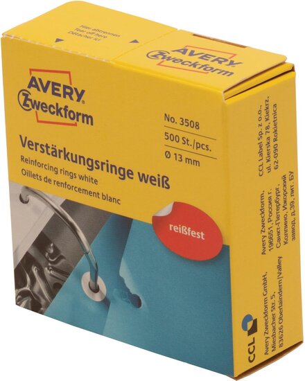 Avery Versterkingsringen wit