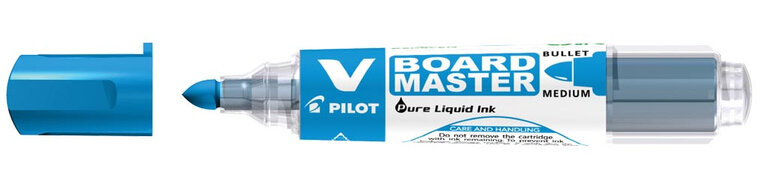 Pilot V-Board Master whiteboardmarker, ronde punt, 2,3 mm, blauw