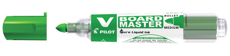 Pilot V-Board Master whiteboardmarker, ronde punt, 2,3 mm, groen