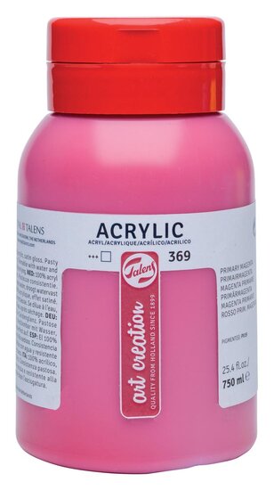 Talens Art Creation acrylverf flacon van 750 ml, primairmagenta