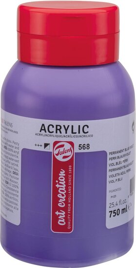 Talens Art Creation acrylverf flacon van 750 ml, permanentblauwviolet