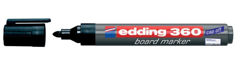 edding whiteboardmarker 360 zwart