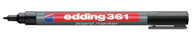 Edding whiteboardmarker e-361 zwart