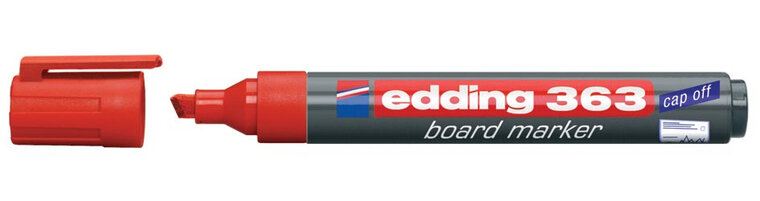 Edding witbordstiften e-363 rood