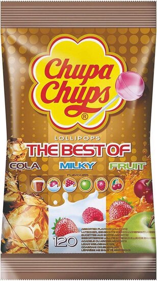 Chupa Chups lollies, The Best Of, pak van 120 stuks