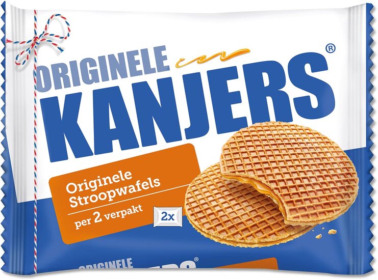 Kanjers stroopwafels, per 2 verpakt, 2 x 40 g