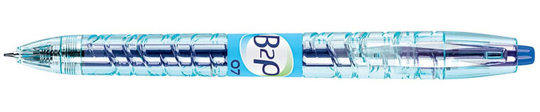 Pilot B2P gelroller, intrekbaar, medium punt, 0,4 mm, blauw