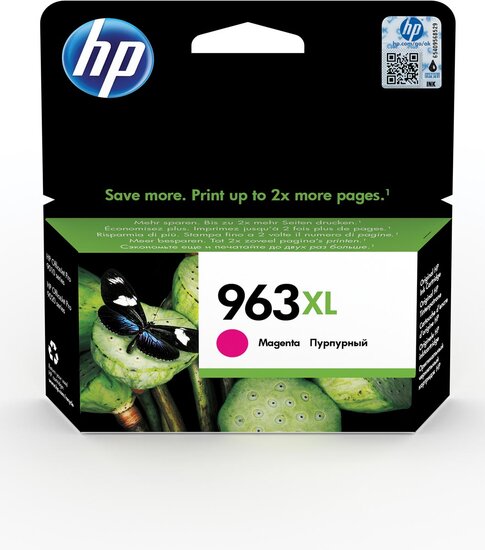 HP inktcartridge 963XL, 1.600 pagina&#039;s, OEM 3JA28AE, magenta