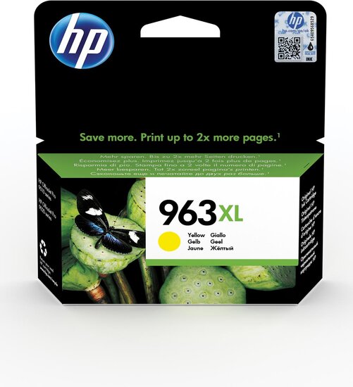 HP inktcartridge 963XL, 1.600 pagina&#039;s, OEM 3JA29AE, geel