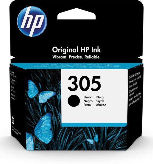 HP inktcartridge 305, 120 pagina&#039;s, OEM 3YM61AE, zwart