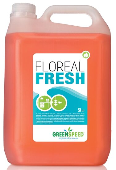 Greenspeed geconcentreerde allesreiniger Floreal Fresh, bloemenparfum, flacon van 5 liter