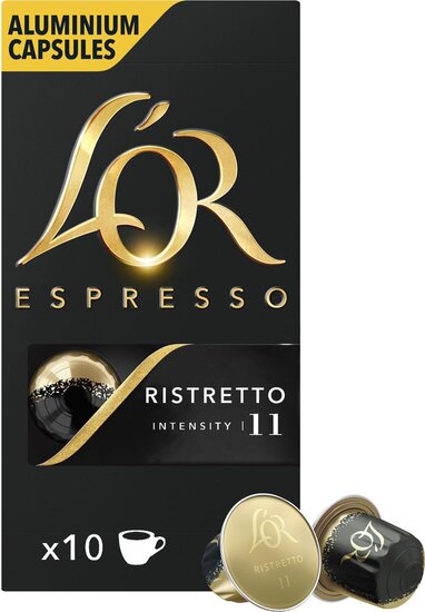 Douwe Egberts koffiecapsules L&#039;Or Intensity 11, Ristretto, pak van 10 capsules