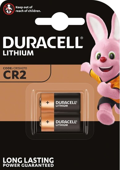 Duracell Ultra Lithium CR2, blister van 2 stuks