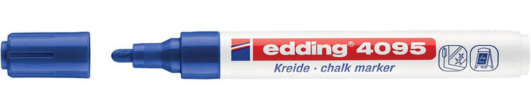 Edding Krijtmarker e-4095 blauw