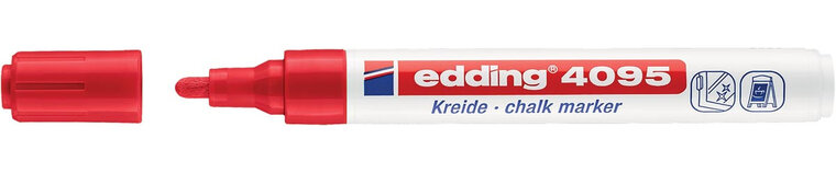 Edding Krijtmarker e-4095 rood